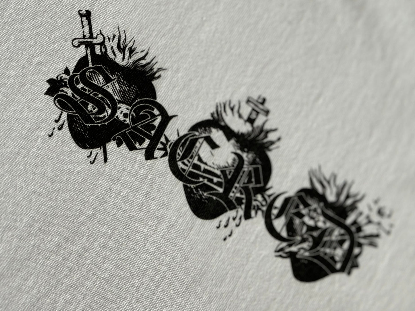 LOVE FOR ALL "HEAVYWEIGHT" TEE IN WHITE